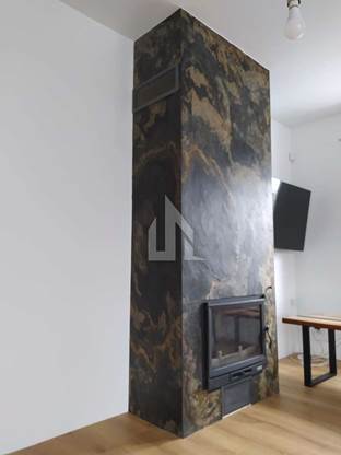 Rustic Black tapeta kamienna fornir kamienny |stoneland.com.pl